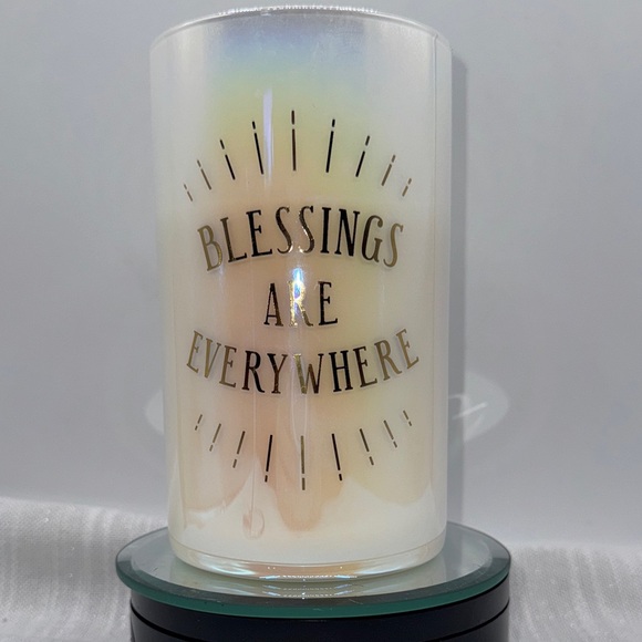 Modern Essentials Other - modern expressions Blessings Are Everywhere Candle iridescent jar 17.4 oz NEW